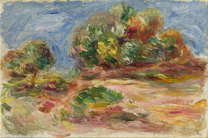 Landscape of Cagnes by Pierre-Auguste Renoir