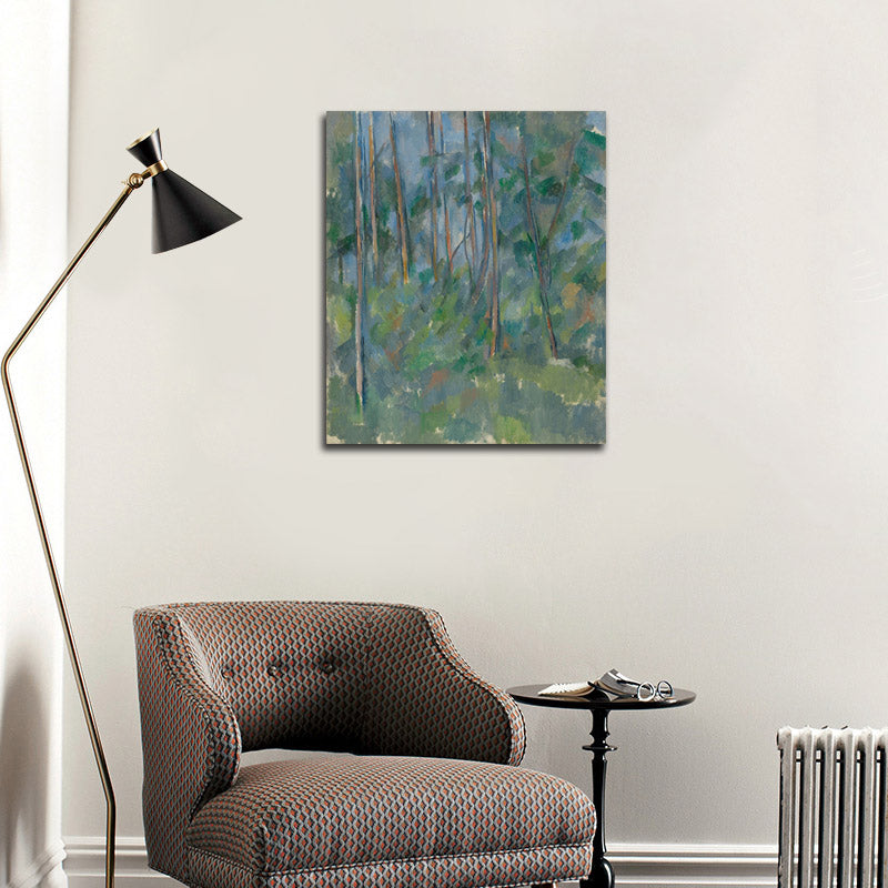 Forest Interior - by Paul Cézanne