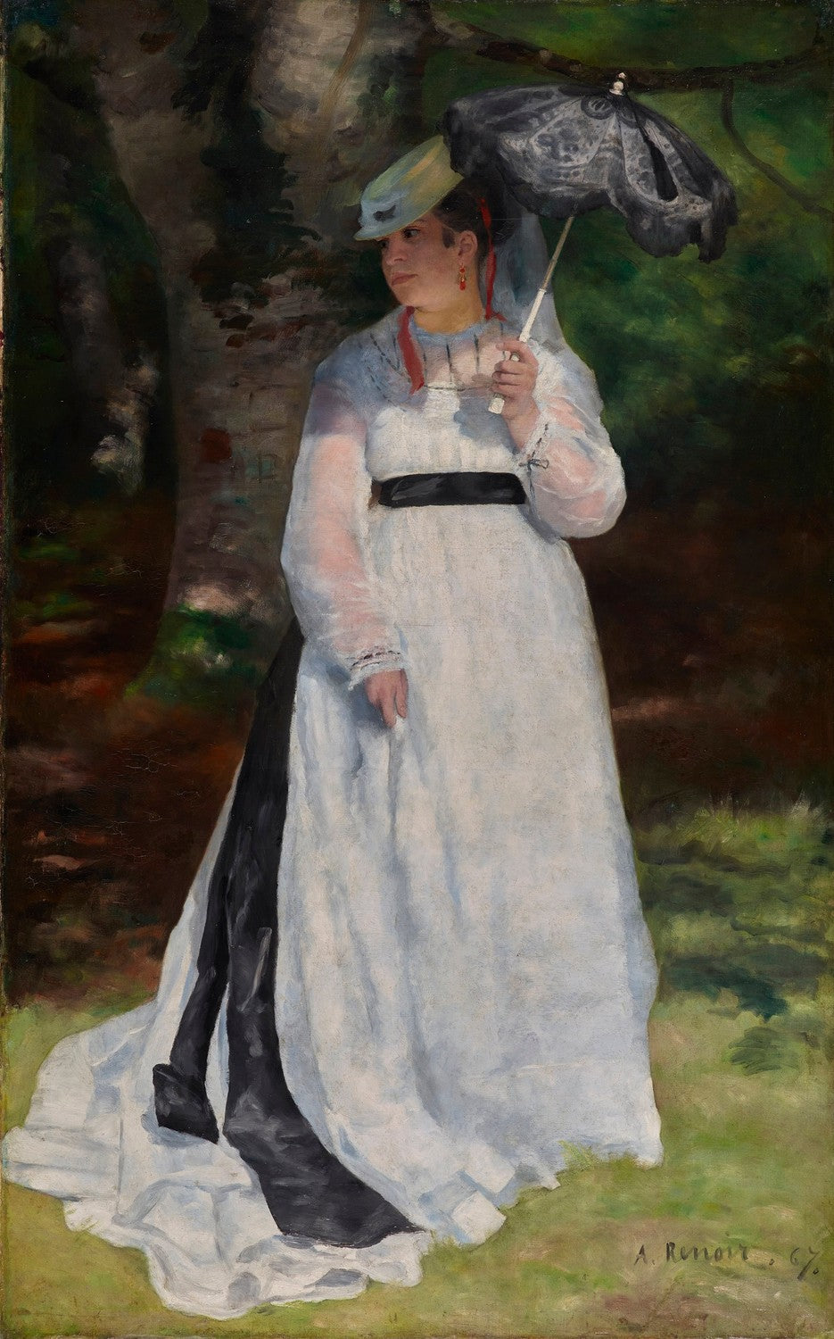 Lise – La femme à l'ombrelle (Lise with a Parasol) by Pierre-Auguste Renoir