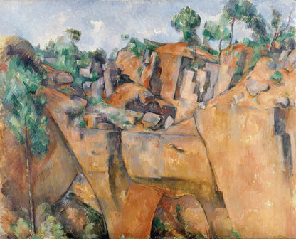 La carrière de Bibémus (The Quarry at Bibémus) by Paul Cézanne