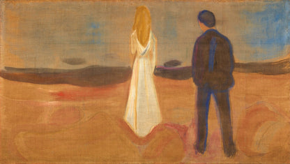 To mennesker. De ensomme (Reinhardt-frisen) Two Human Beings. The Lonely Ones (The Reinhardt Frieze) by Edvard Munch