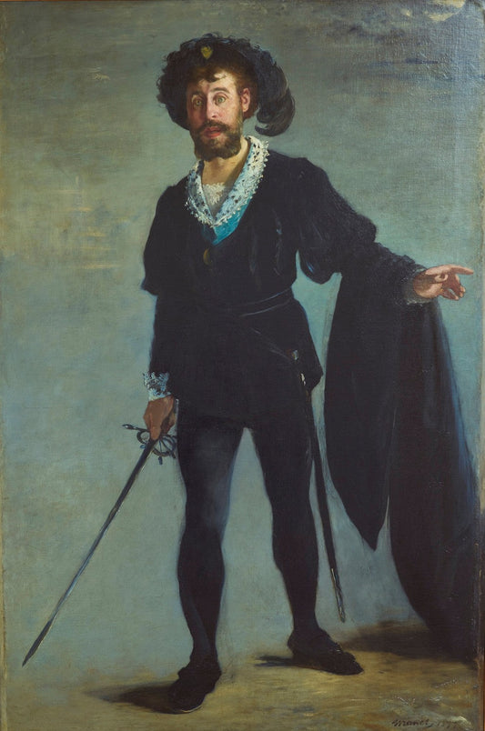 Portrait de Faure dans le rôle d'Hamlet by Édouard Manet