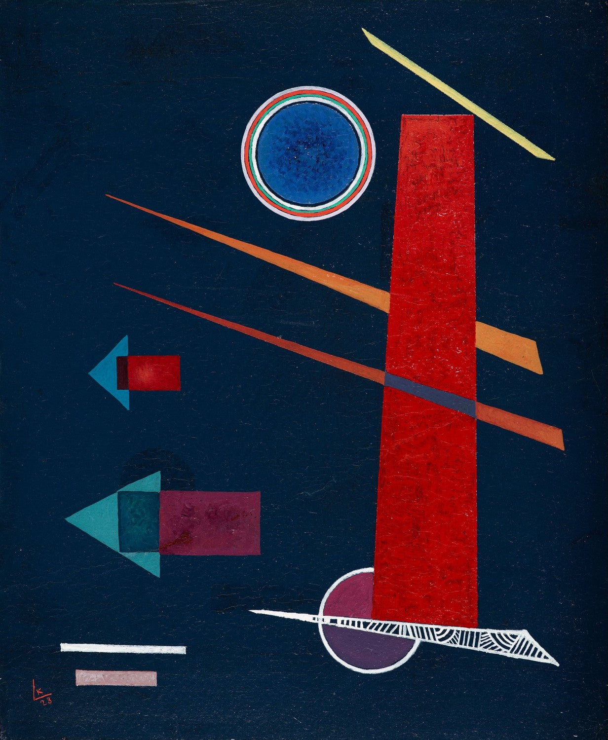 Powerful Red by Wassily Kandinsky