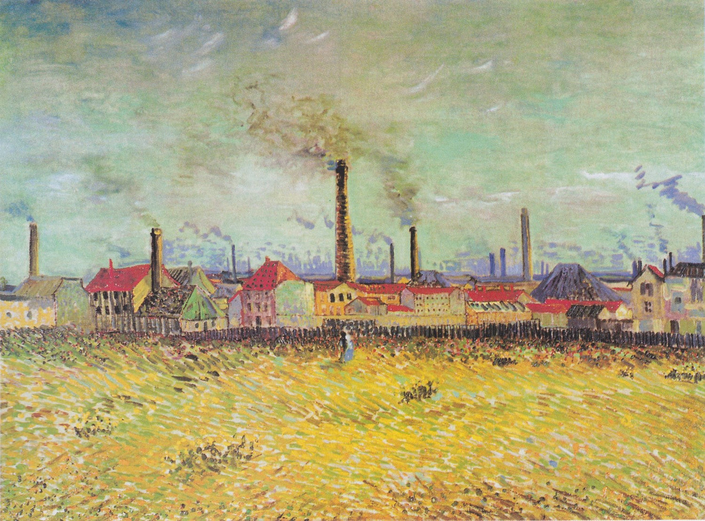 Factories at Clichy by Vincent van Gogh