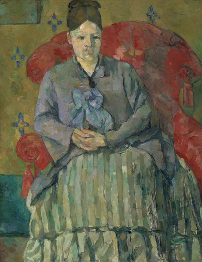 Madame Cézanne in a Red Armchair by Paul Cézanne