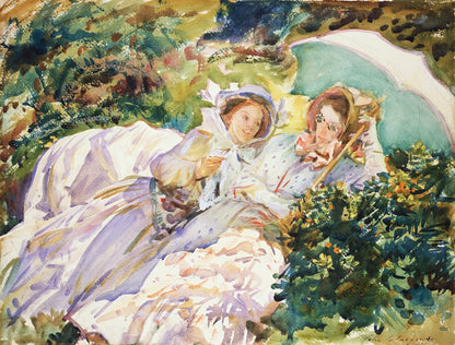 Simplon Pass: The Tease by John Singer Sargent