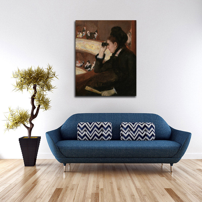 In the Loge - by Mary Cassatt