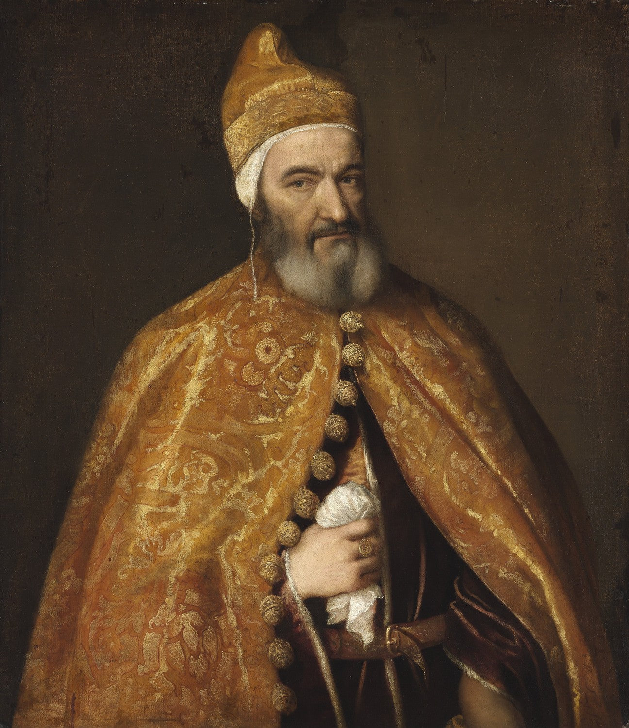 Portrait of Marcantonio Trevisan, Doge of Venice by Titian