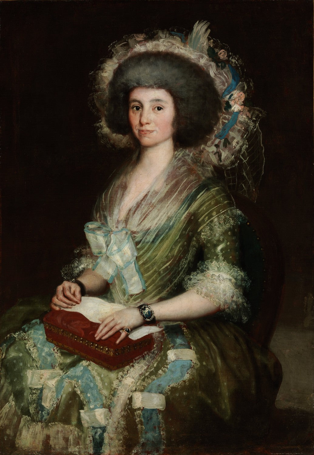 The Wife of Ceán Bermúdez by Francisco Goya y Lucientes