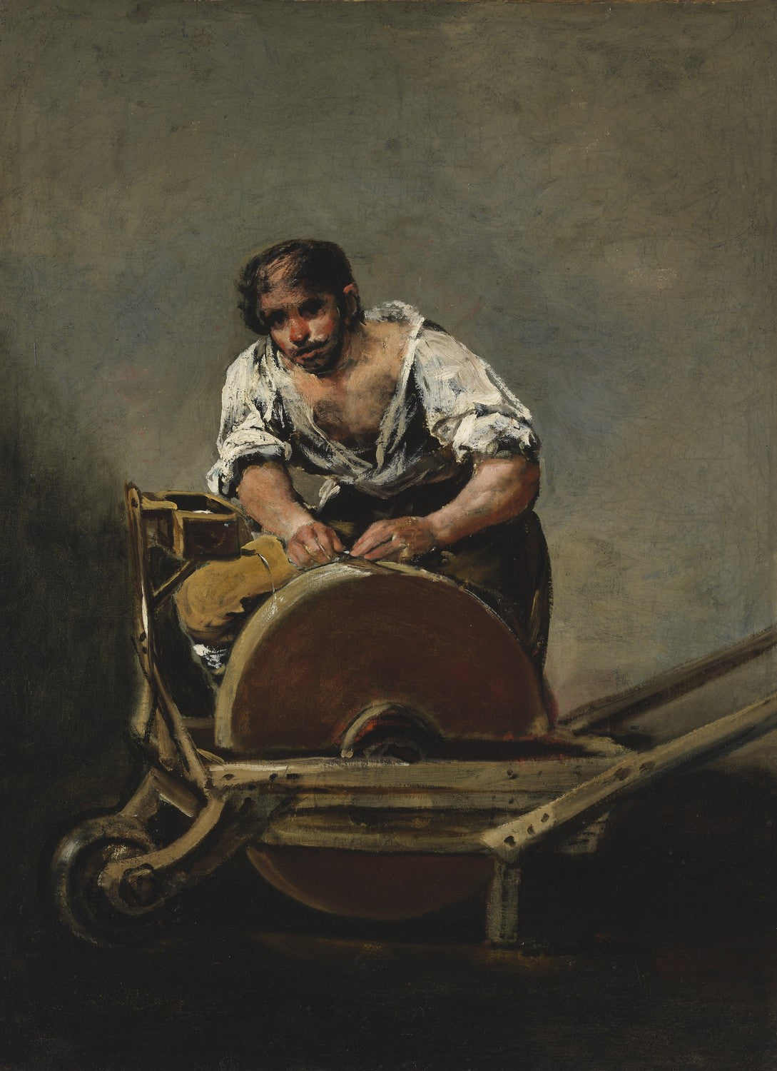 The Knife-Grinder ("El Afilador") by Francisco Goya y Lucientes