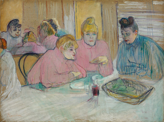 These Ladies in the Dining Room by Henri de Toulouse-Lautrec