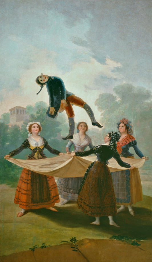 El pelele by Francisco Goya y Lucientes