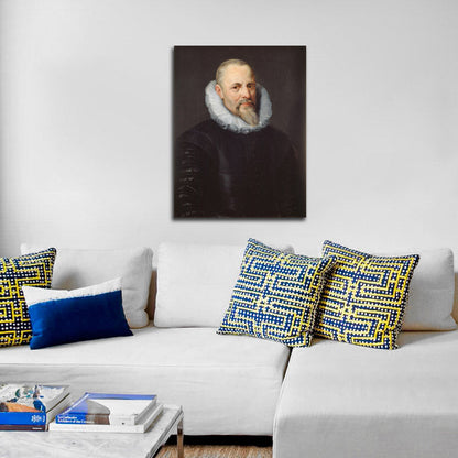 Portrait of Jan I Moretus - by Peter Paul Rubens