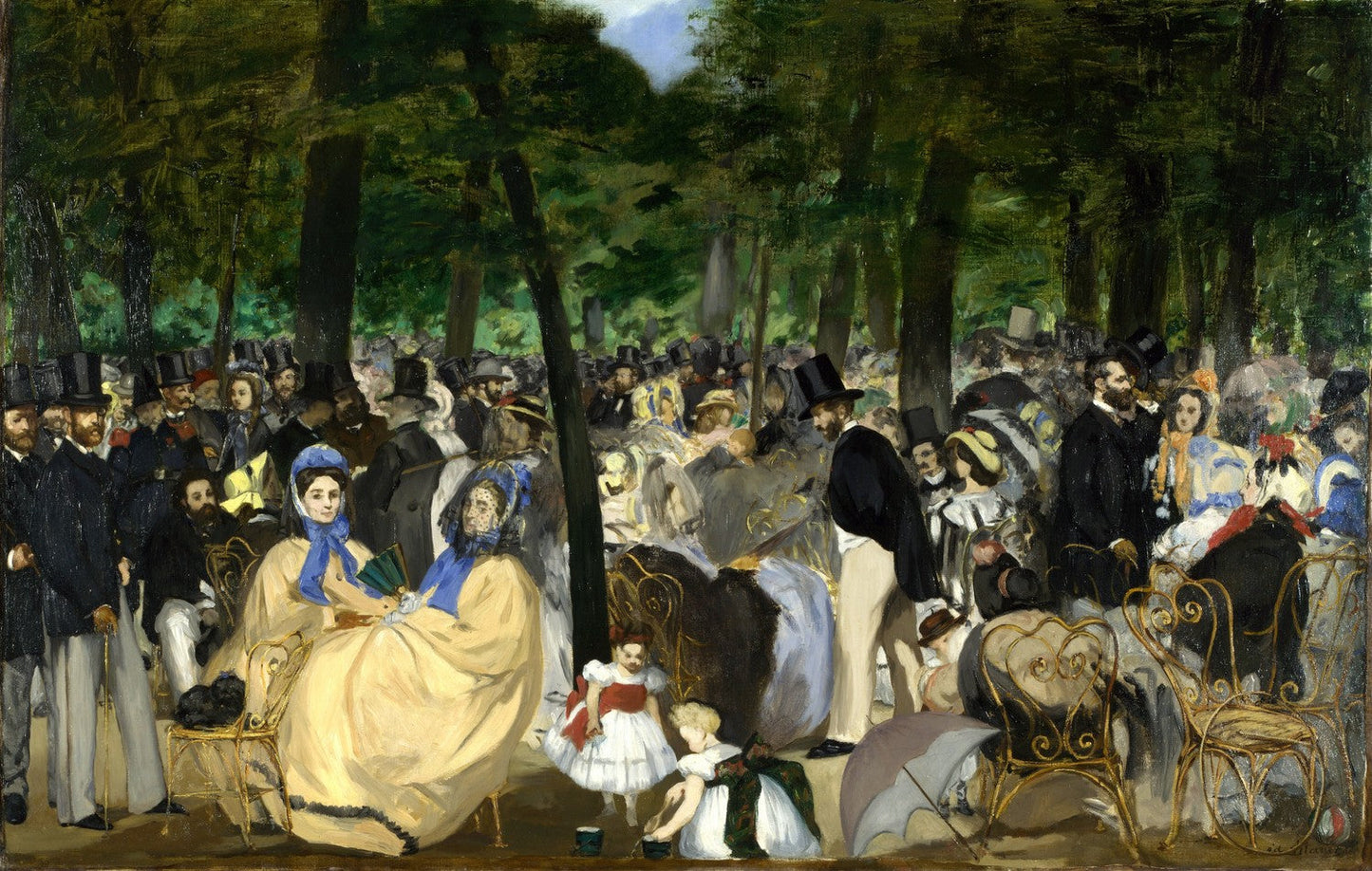 Music at the Tuileries (National Gallery & Dublin City Gallery The Hugh Lane) by ?douard Manet