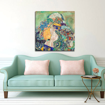 Baby (Cradle) by Gustav Klimt