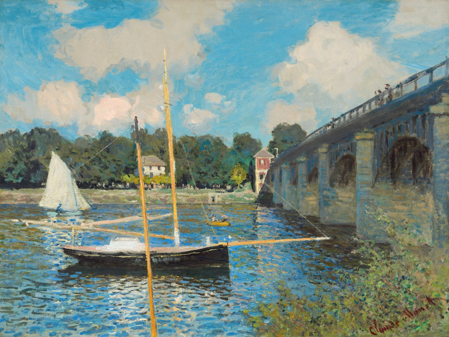 The Bridge at Argenteuil by Claude Monet