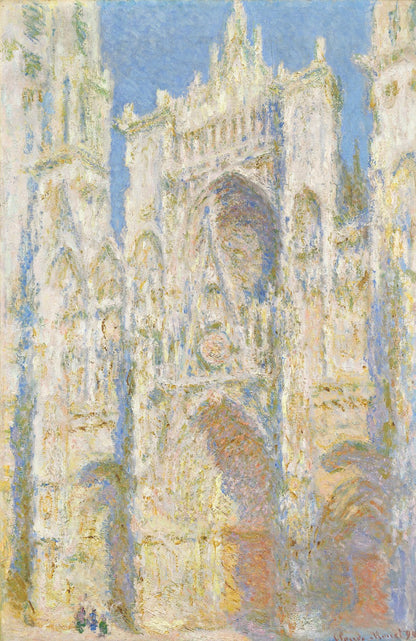 Rouen Cathedral, West Façade, Sunlight by Claude Monet