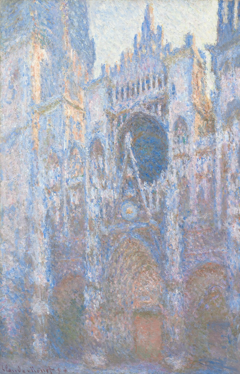 Rouen Cathedral, West Façade by Claude Monet