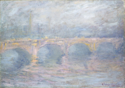 Waterloo Bridge, London, at Sunset by Claude Monet