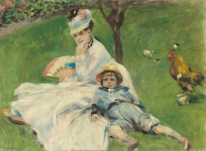 Madame Monet and Her Son by Pierre-Auguste Renoir