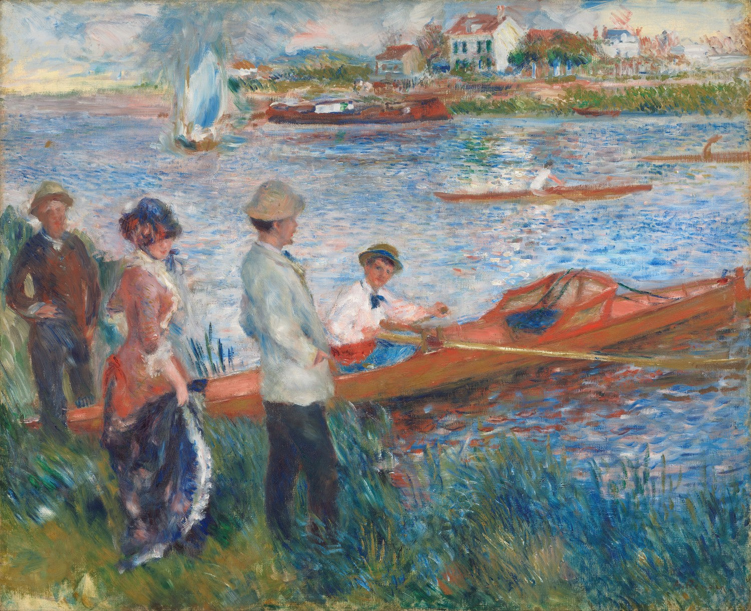 Oarsmen at Chatou by Pierre-Auguste Renoir