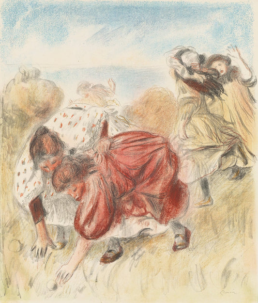 Children Playing Ball (Enfants jouant a la balle) by Pierre-Auguste Renoir