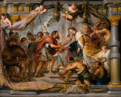 The Meeting of Abraham and Melchizedek by Peter Paul Rubens