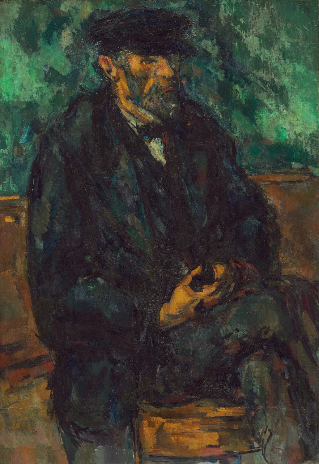 The Gardener Vallier by Paul Cézanne