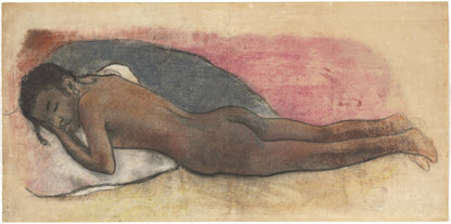 Reclining Nude [recto] by Paul Gauguin