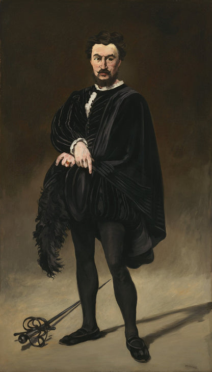 The Tragic Actor (Rouvière as Hamlet) by Édouard Manet