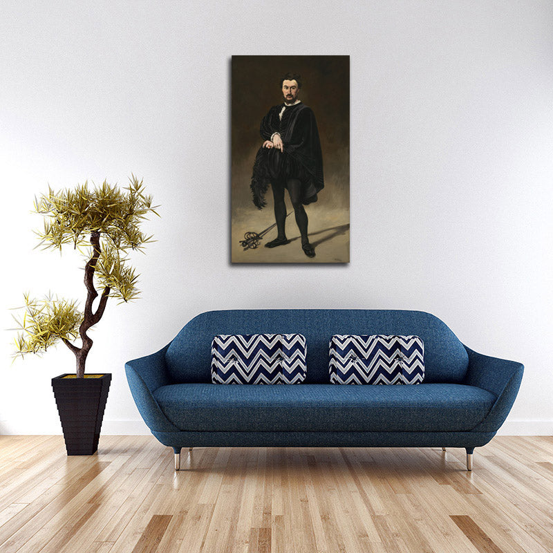 The Tragic Actor (Rouvière as Hamlet) - by Édouard Manet