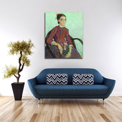 La Mousmé - by Vincent van Gogh