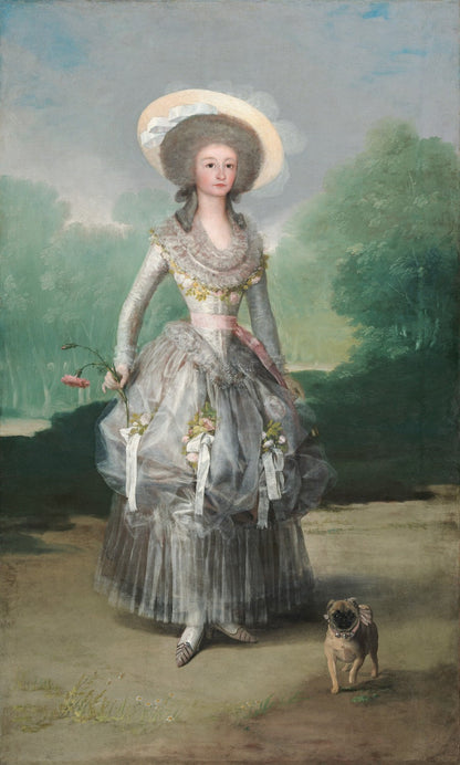 The Marquesa de Pontejos by Francisco Goya y Lucientes