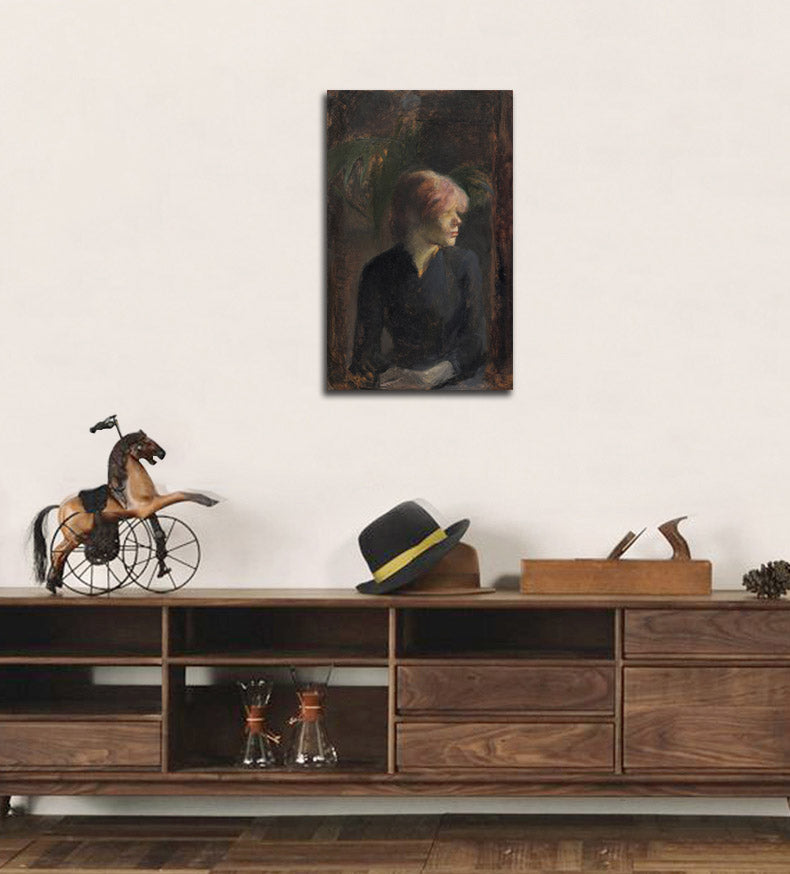 Carmen Gaudin - by Henri de Toulouse-Lautrec