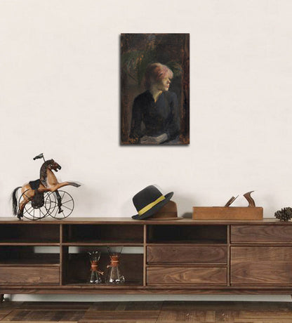 Carmen Gaudin - by Henri de Toulouse-Lautrec