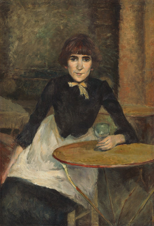 A la Bastille (Jeanne Wenz) by Henri de Toulouse-Lautrec