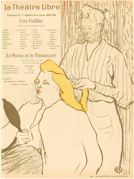 Une Faillite; Le Poète et le financier by Henri de Toulouse-Lautrec