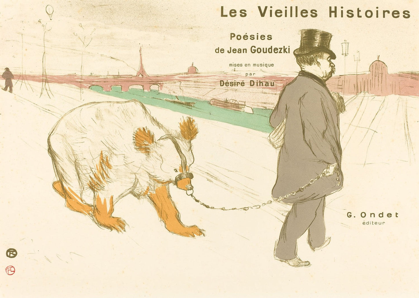 Les Vielles Histoires (cover/frontispiece) by Henri de Toulouse-Lautrec