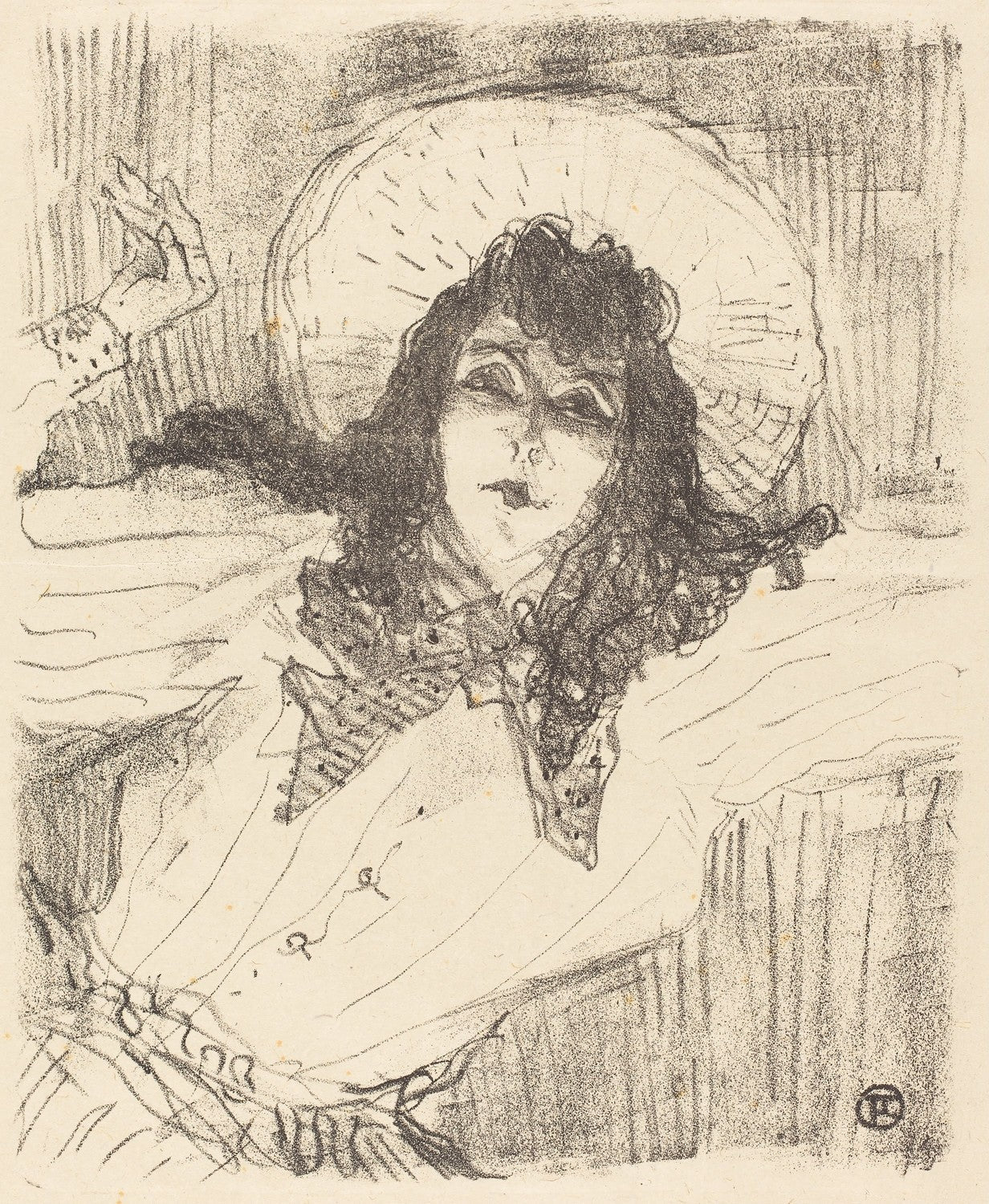 Eva Lavallière by Henri de Toulouse-Lautrec