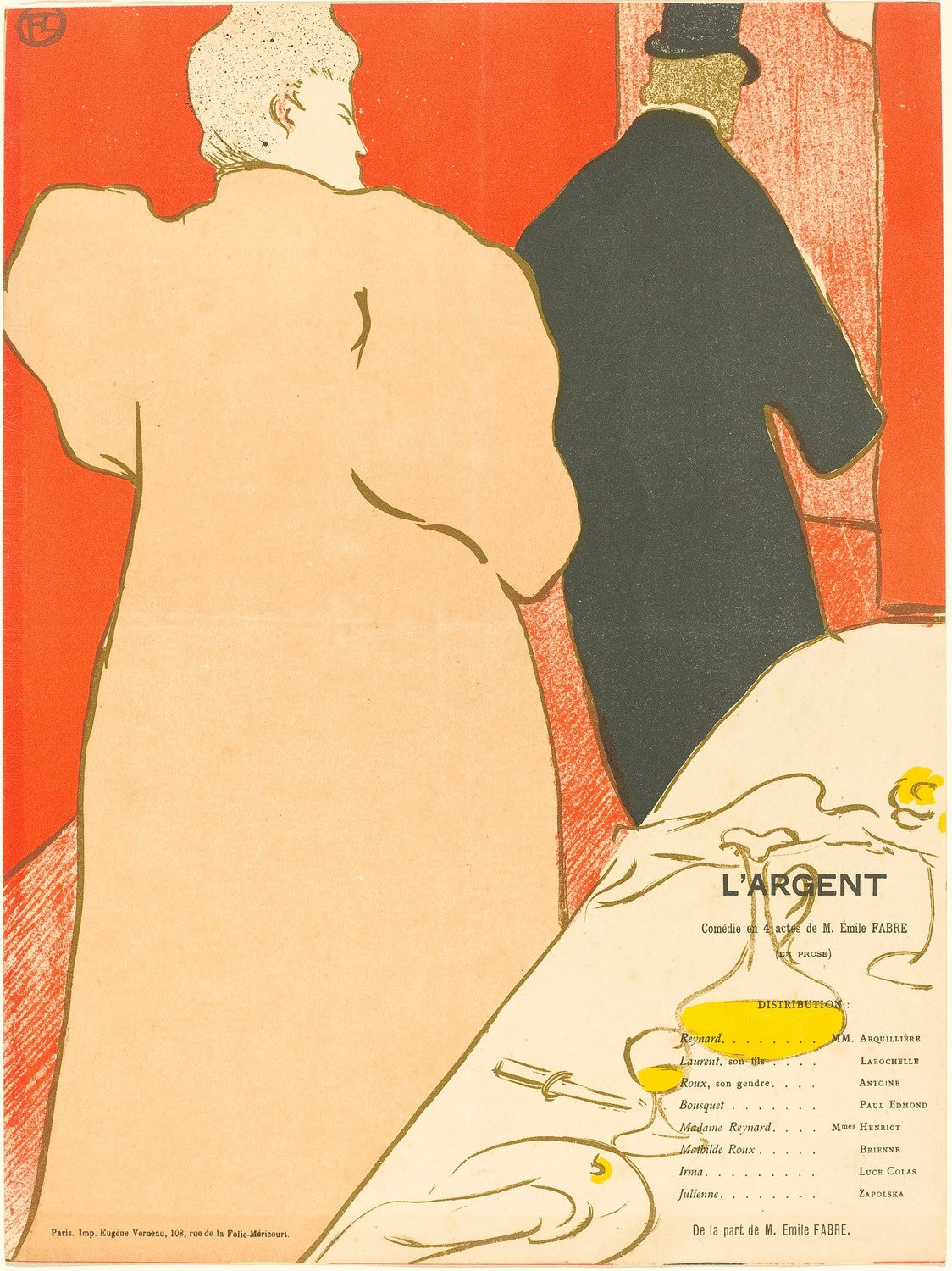 L'Argent by Henri de Toulouse-Lautrec