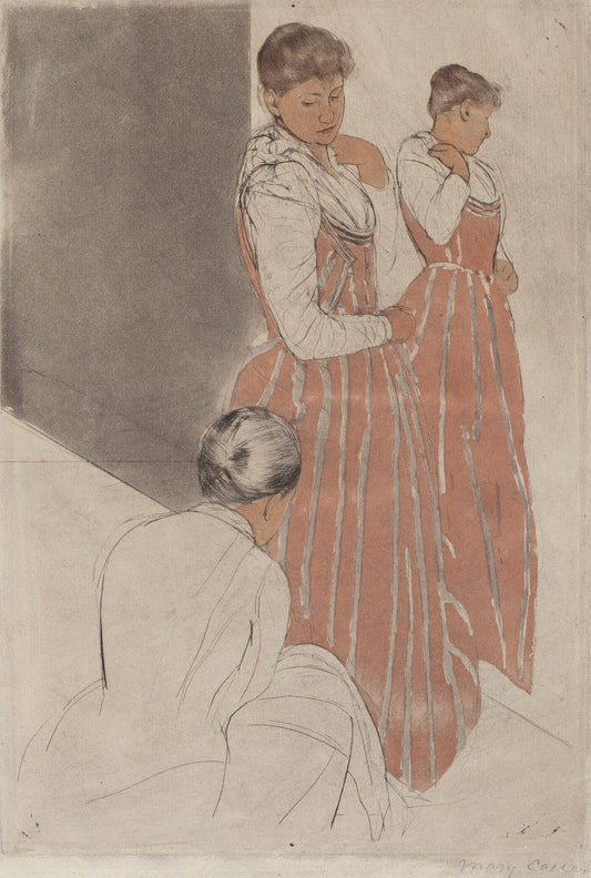 The Fitting by Mary Cassatt