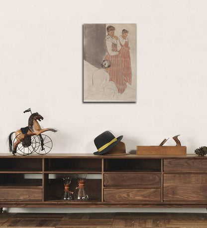 The Fitting - by Mary Cassatt