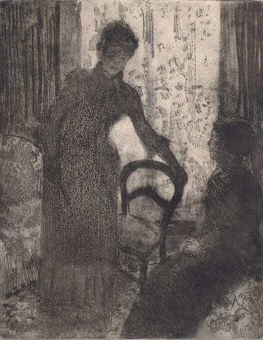 The Visitor by Mary Cassatt