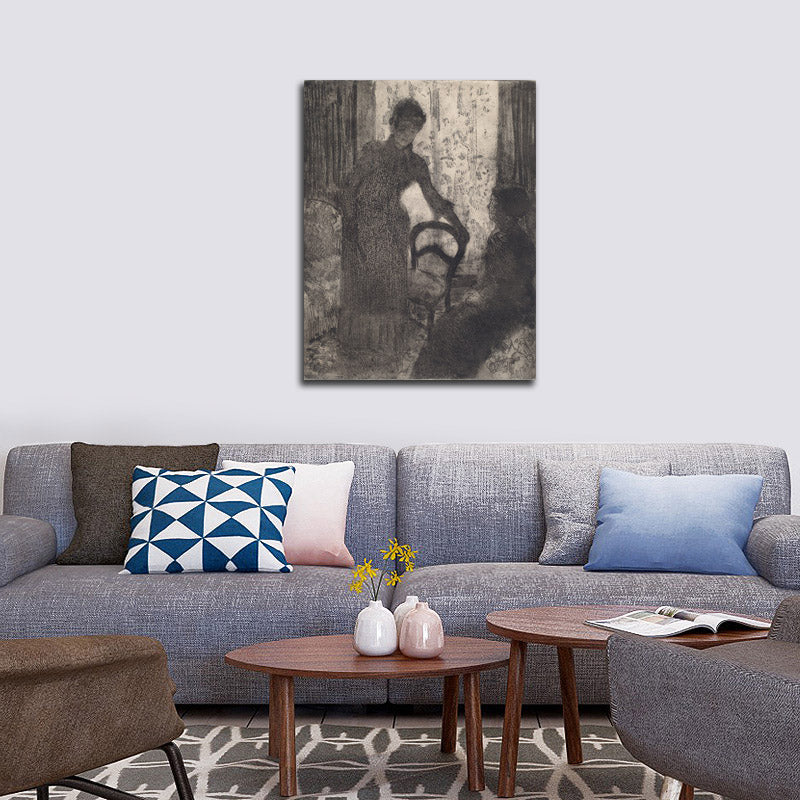 The Visitor - by Mary Cassatt