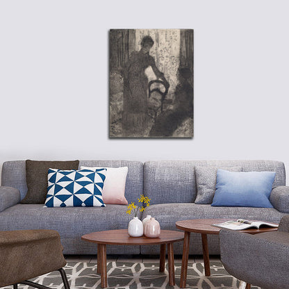 The Visitor - by Mary Cassatt