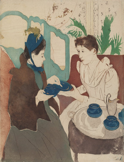 Afternoon Tea Party by Mary Cassatt