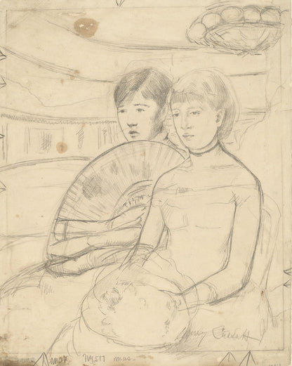 The Loge [recto] by Mary Cassatt