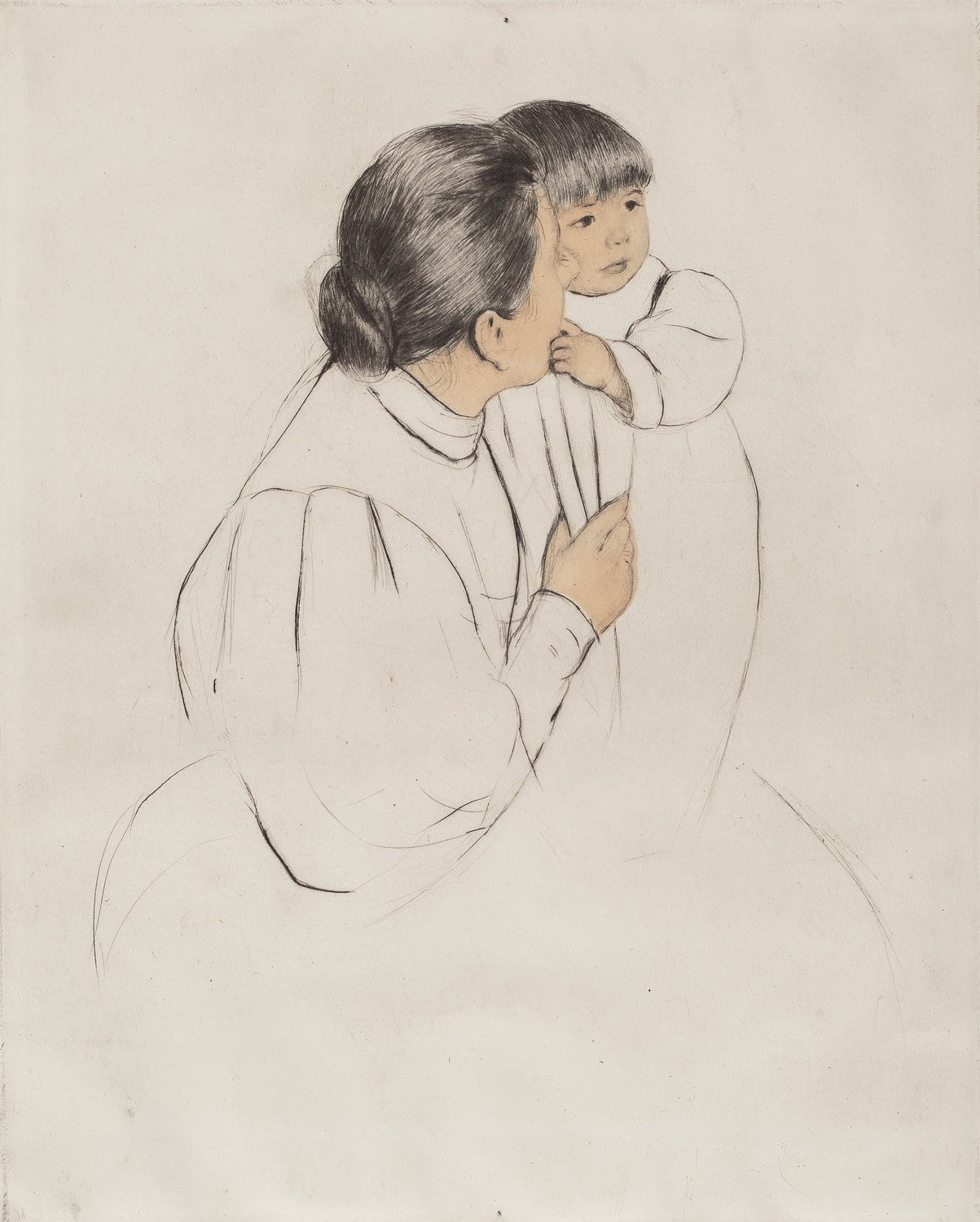 Peasant Mother and Child by Mary Cassatt