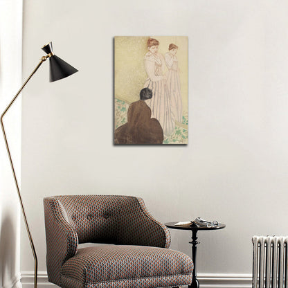 The Fitting - by Mary Cassatt