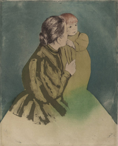 Peasant Mother and Child by Mary Cassatt